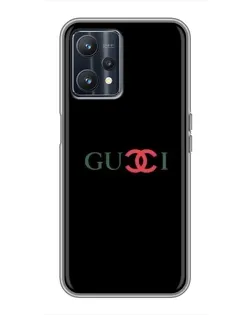 Чехол для Realme 9 с картинкой «Gucci — красный градиент»