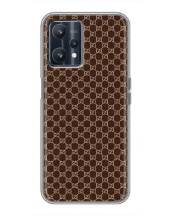 Чохол для Realme 9 з картинкою «Gucci — шоколадна сітка»