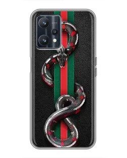 Чохол для Realme 9 з картинкою «Gucci — змія на смузі»