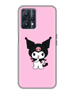Чехол для Realme 9 с картинкой «Kuromi — розовая нежность»