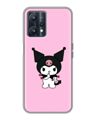 Чехол для Realme 9 с картинкой «Kuromi — розовая нежность»