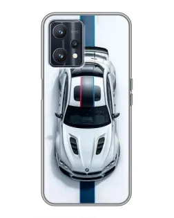 Чехол для Realme 9 с картинкой «Вид сверху — BMW M» Чехол для Realme 9 с картинкой «Вид сверху — BMW M»