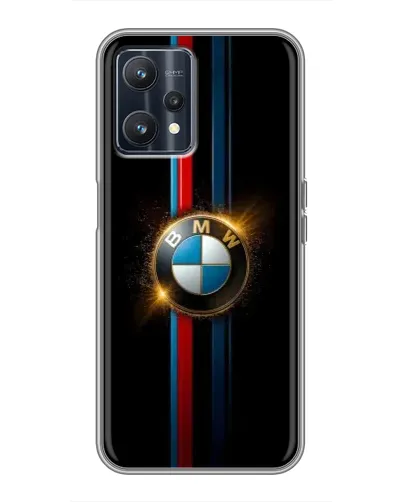 Чехол для Realme 9 с картинкой «BMW M-Power неон»