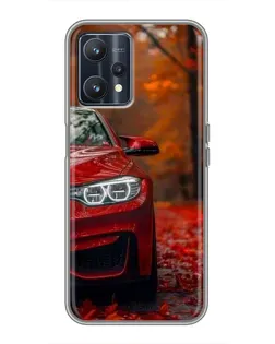 Чехол для Realme 9 с картинкой «Осенняя BMW M4»