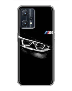Чехол для Realme 9 с картинкой «BMW — взгляд тигра»