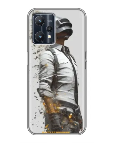 Чехол для Realme 9 с картинкой «PUBG — боец в пыли» Чехол для Realme 9 с картинкой «PUBG — боец в пыли»