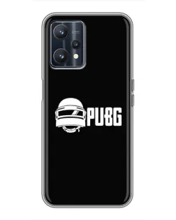 Чехол для Realme 9 с картинкой «PUBG — классический лого»