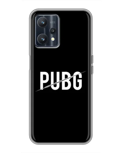 Чехол для Realme 9 с картинкой «PUBG — белый логотип» Чехол для Realme 9 с картинкой «PUBG — белый логотип»