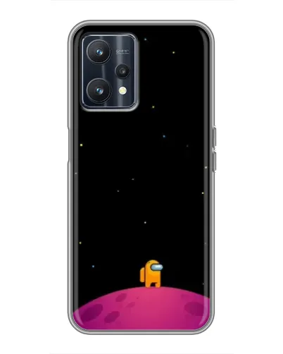 Чехол для Realme 9 с картинкой «Одинокий герой на планете» Чехол для Realme 9 с картинкой «Одинокий герой на планете»