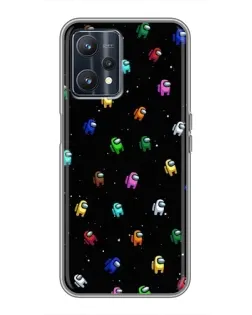 Чехол для Realme 9 с картинкой «Экипаж Among Us»
