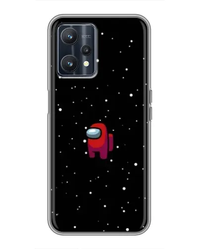 Чехол для Realme 9 с картинкой «Красный Among Us» Чехол для Realme 9 с картинкой «Красный Among Us»