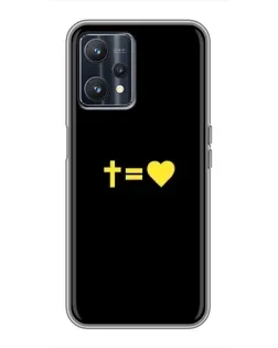 Чохол для Realme 9 з картинкою «Серце та Хрест»
