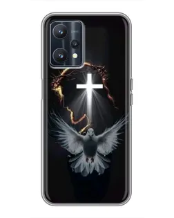 Чохол для Realme 9 з картинкою «Голуб та Світло»