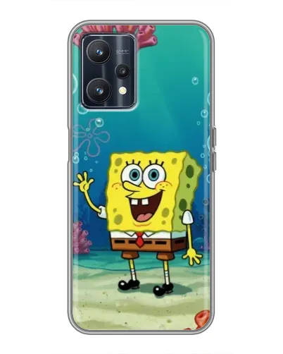 Чехол для Realme 9 с картинкой «Подводный привет»