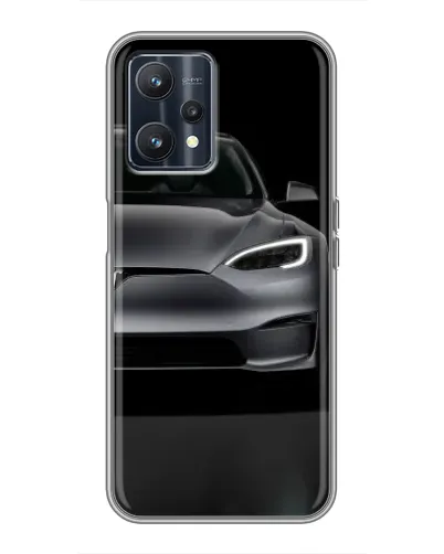Чехол для Realme 9 с картинкой «Tesla Model S Look»