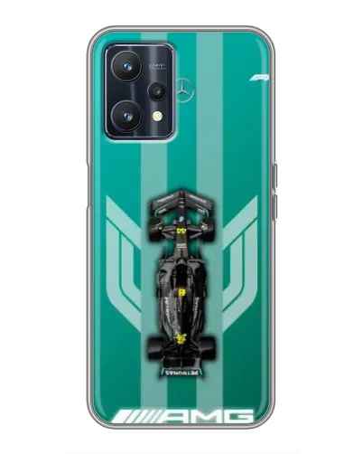 Чехол для Realme 9 с картинкой «Mercedes AMG Petronas»