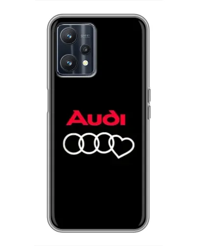 Чехол для Realme 9 с картинкой «Логотип Audi Heart»