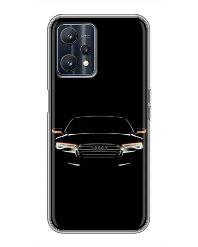 Чехол для Realme 9 с картинкой «Audi — ночной контур»