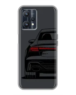 Чехол для Realme 9 с картинкой «Задняя часть Audi — арт»