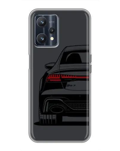 Чехол для Realme 9 с картинкой «Задняя часть Audi — арт»
