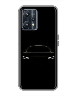 Чехол для Realme 9 с картинкой «Взгляд Audi в темноте»