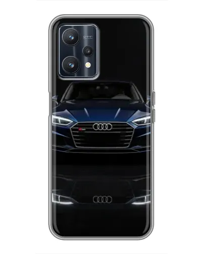 Чехол для Realme 9 с картинкой «Audi — ночное отражение»