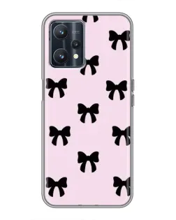 Чохол для Realme 9 з картинкою «Чорні банти Coquette»