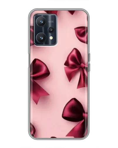Чохол для Realme 9 з картинкою «Бордовий атлас»