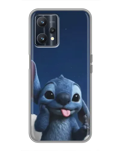 Чехол для Realme 9 с картинкой «Стич в облаках» Чехол для Realme 9 с картинкой «Стич в облаках»
