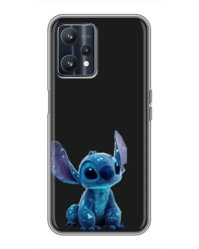 Чехол для Realme 9 с картинкой «Стич на черном» Чехол для Realme 9 с картинкой «Стич на черном»