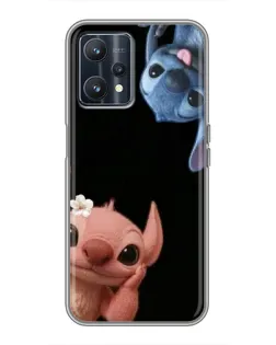 Чехол для Realme 9 с картинкой «Фиолетовый туман роз»