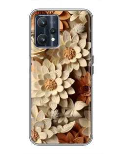 Чохол для Realme 9 з картинкою «Бежевий флористичний декор» Чохол для Realme 9 з картинкою «Бежевий флористичний декор»