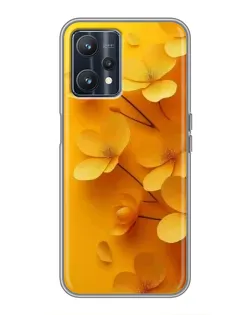 Чохол для Realme 9 з картинкою «Золоті пелюстки» Чохол для Realme 9 з картинкою «Золоті пелюстки»