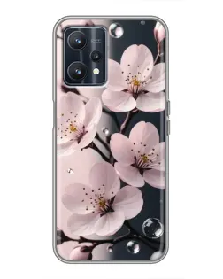 Чохол для Realme 9 з картинкою «Ніжня сакура та краплі» Чохол для Realme 9 з картинкою «Ніжня сакура та краплі»
