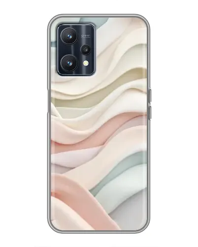 Чохол для Realme 9 з картинкою «Пастельні ніжні хвилі»
