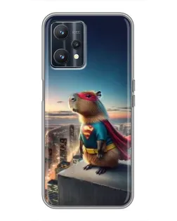 Чохол для Realme 9 з картинкою «Капі-мен супергерой»