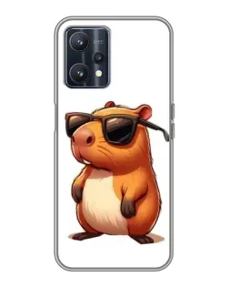 Чохол для Realme 9 з картинкою «Капібара в окулярах»