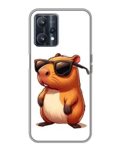 Чехол для Realme 9 с картинкой «Капибара в очках» Чехол для Realme 9 с картинкой «Капибара в очках»