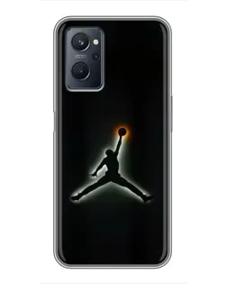 Чохол для Realme 9i з картинкою «Jordan Gradient Logo»