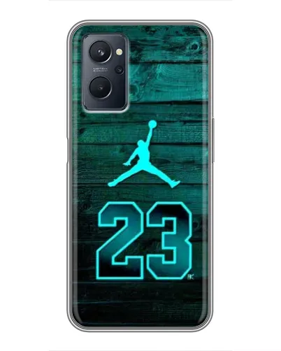 Чохол для Realme 9i з картинкою «Jordan Cyan 23» Чохол для Realme 9i з картинкою «Jordan Cyan 23»