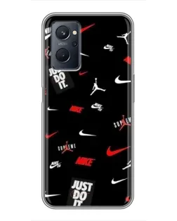 Чохол для Realme 9i з картинкою «Nike Mix Pattern»