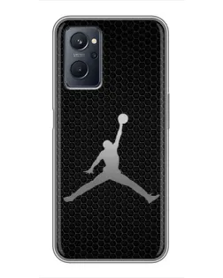 Чохол для Realme 9i з картинкою «Jordan Dark Carbon»
