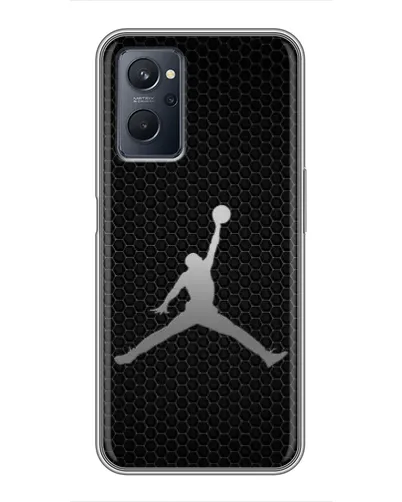 Чохол для Realme 9i з картинкою «Jordan Dark Carbon» Чохол для Realme 9i з картинкою «Jordan Dark Carbon»