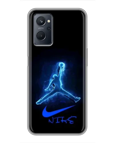 Чохол для Realme 9i з картинкою «Jordan Neon Blue» Чохол для Realme 9i з картинкою «Jordan Neon Blue»