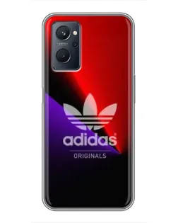 Чохол для Realme 9i з картинкою «Adidas Red Neon»