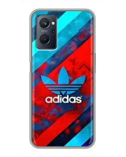 Чохол для Realme 9i з картинкою «Абстракція Adidas»