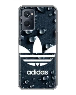 Чохол для Realme 9i з картинкою «Adidas Trefoil Blue»