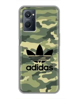 Чохол для Realme 9i з картинкою «Мілітарі стиль Adidas»