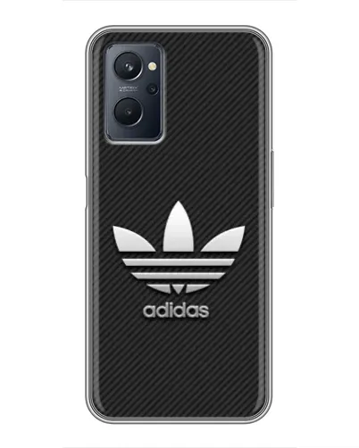 Чохол для Realme 9i з картинкою «Adidas Карбонова текстура» Чохол для Realme 9i з картинкою «Adidas Карбонова текстура»