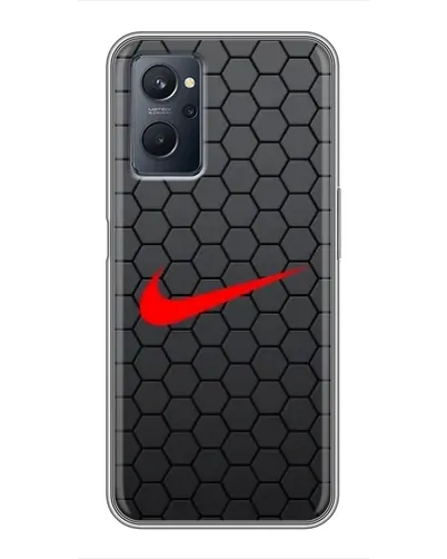 Чохол для Realme 9i з картинкою «Nike — карбонова сітка» Чохол для Realme 9i з картинкою «Nike — карбонова сітка»